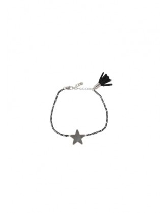 Bracelet with star and small tassel 